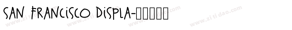 San Francisco Displa字体转换